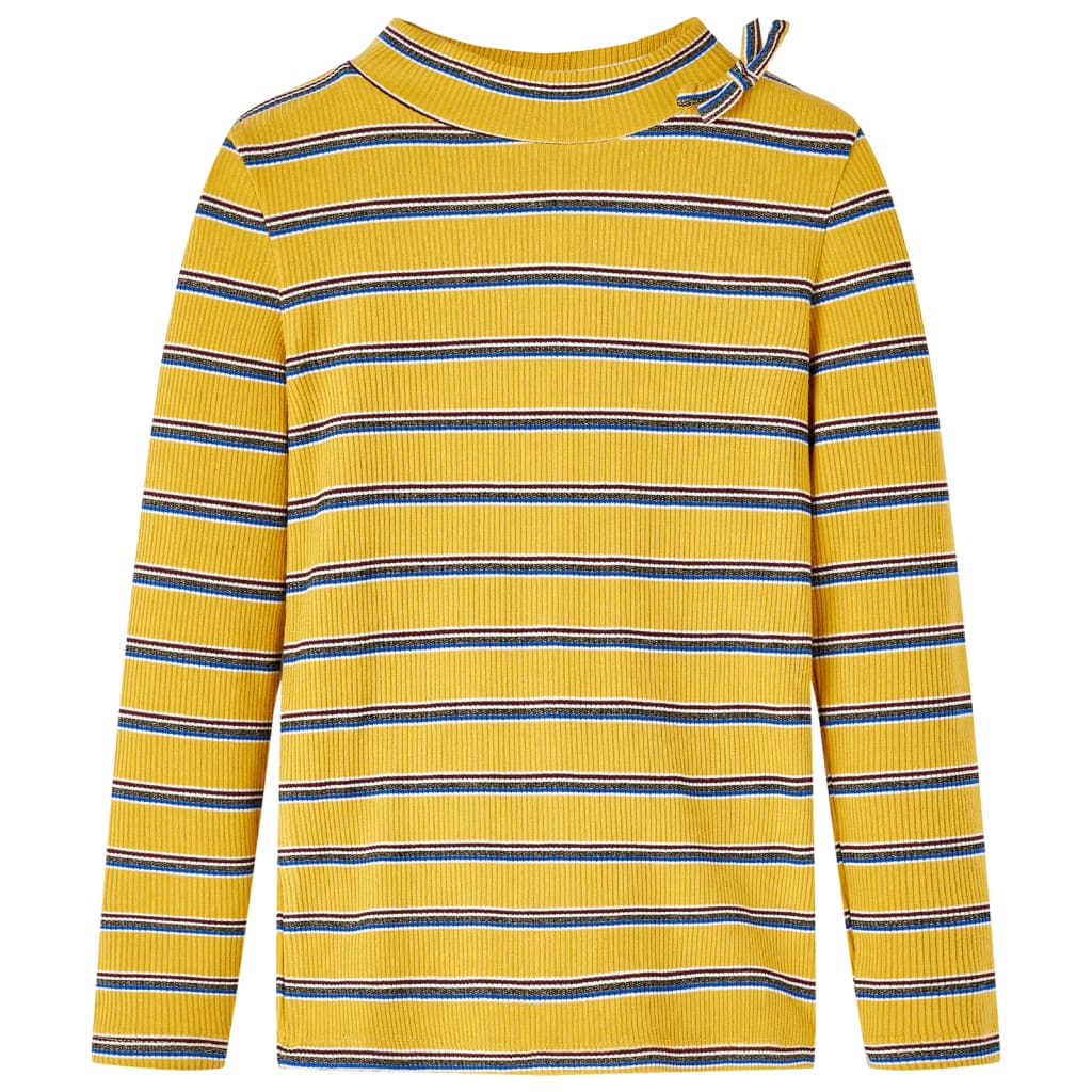 Kids' T-shirt with Long Sleeves Ochre 140