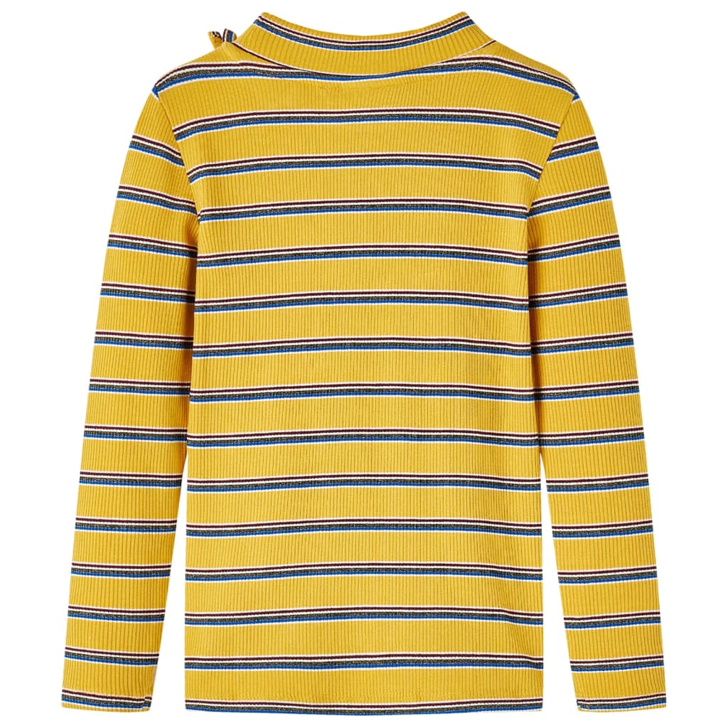 Kids' T-shirt with Long Sleeves Ochre 140