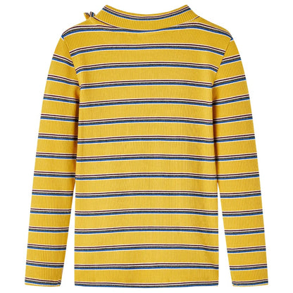 Kids' T-shirt with Long Sleeves Ochre 140