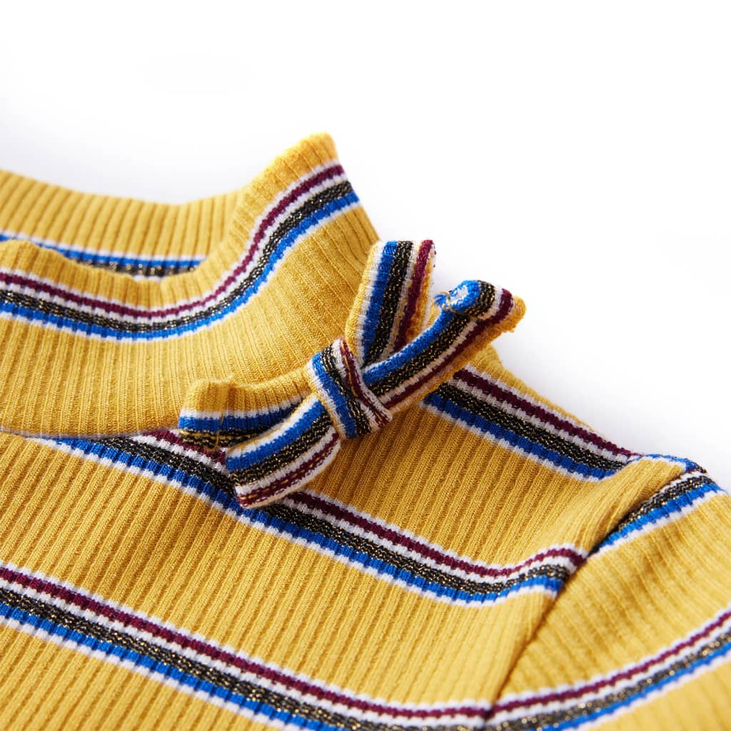 Kids' T-shirt with Long Sleeves Ochre 140