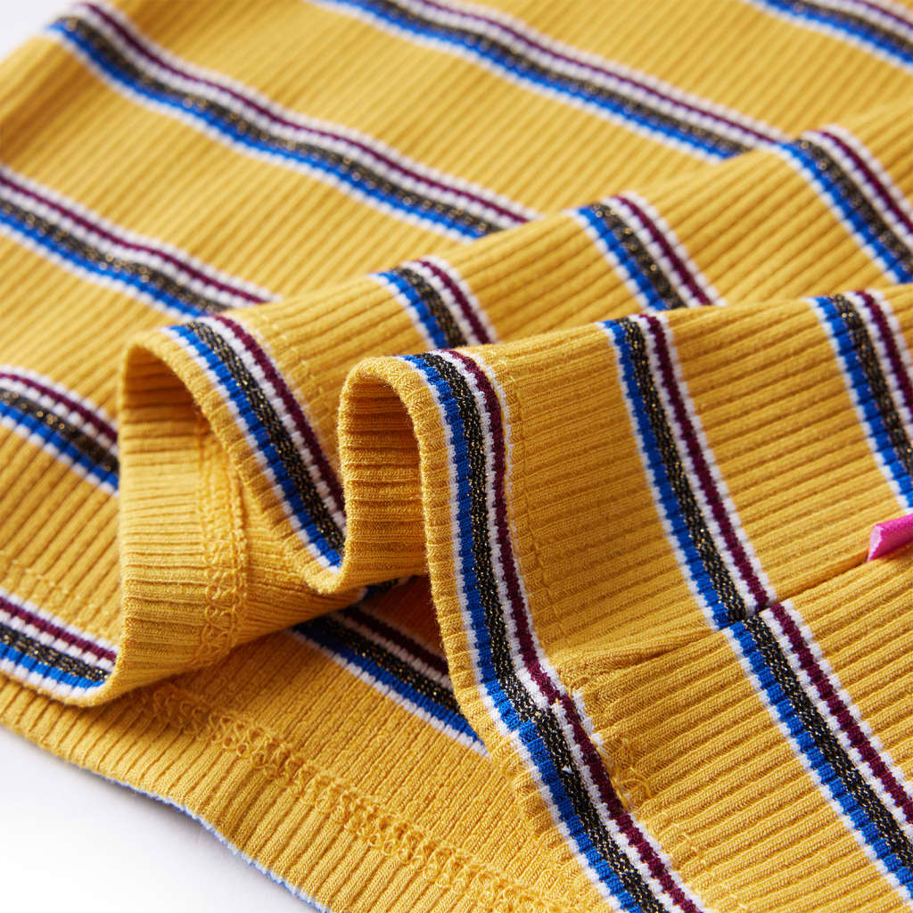 Kids' T-shirt with Long Sleeves Ochre 140