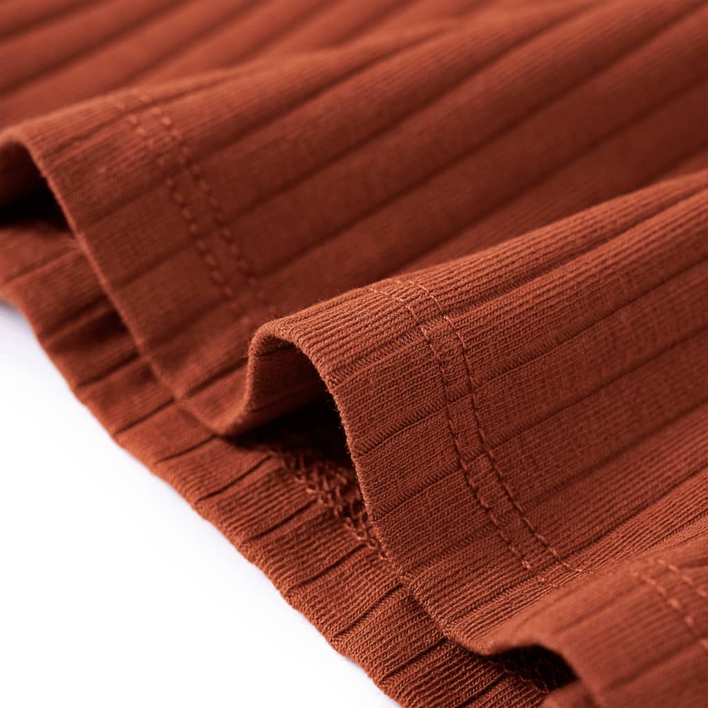 Kids' T-shirt with Long Sleeves Cognac 92