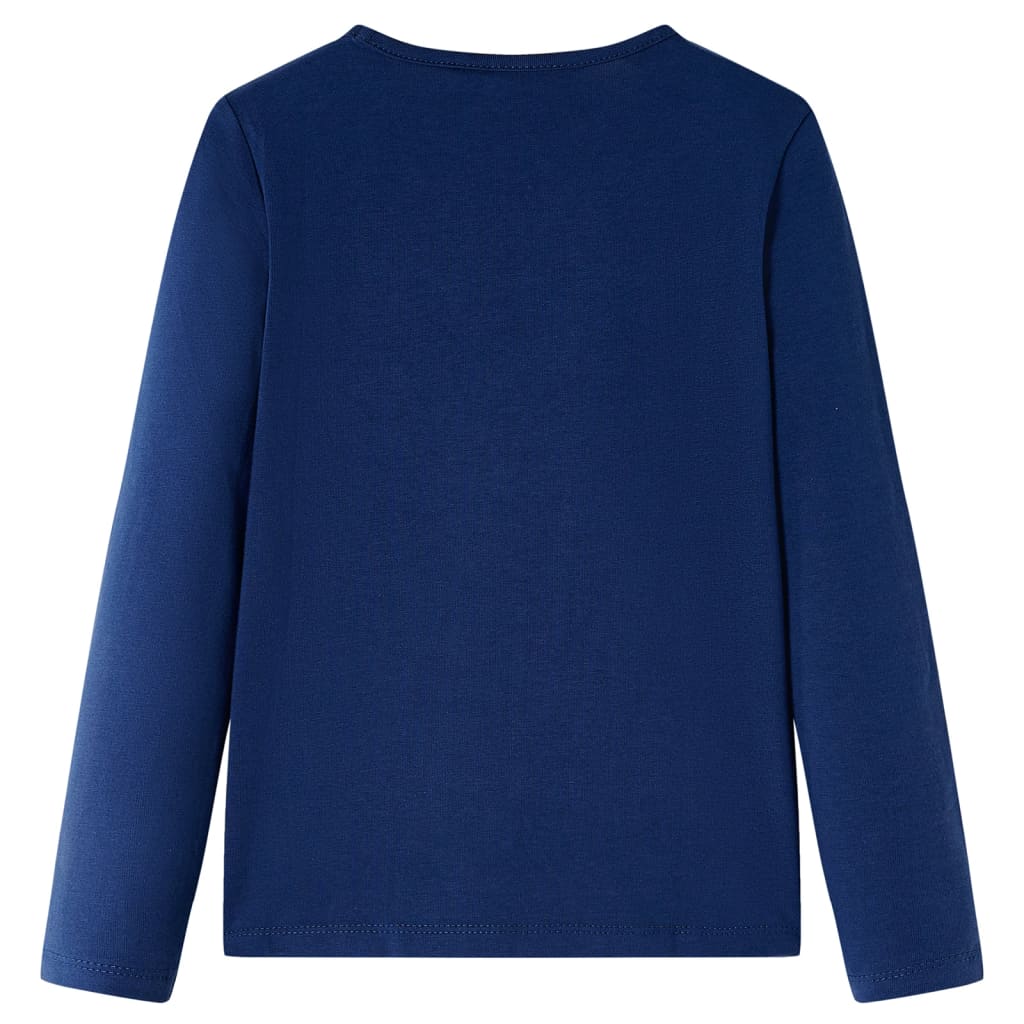 Kids' T-shirt with Long Sleeves Navy 104