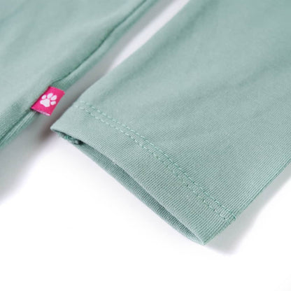 Kids' T-shirt with Long Sleeves Medium Mint 116