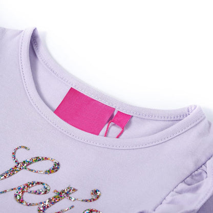 Kids' T-shirt with Long Sleeves Light Lilac 140