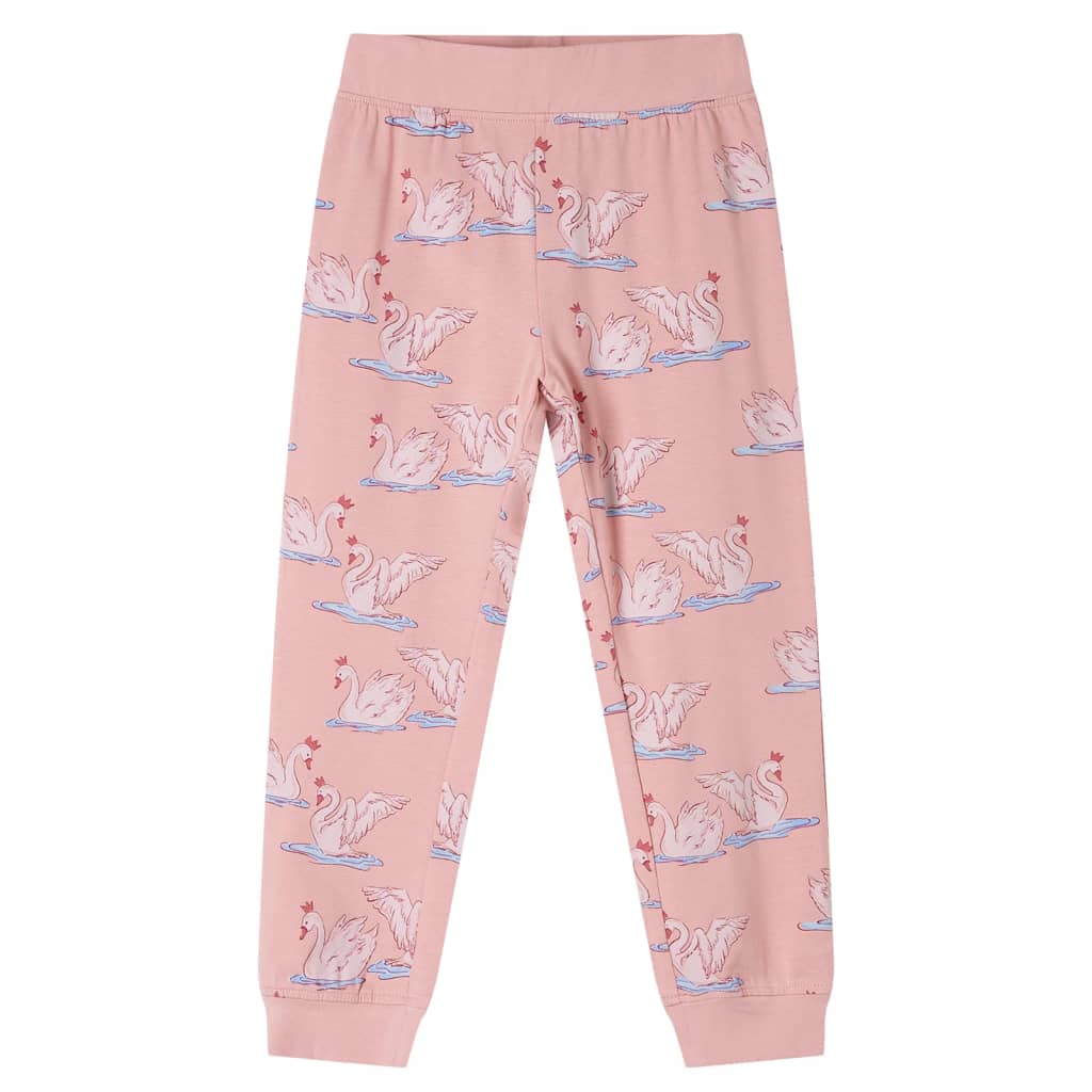 Kids' Pyjamas with Long Sleeves Light Pink 116