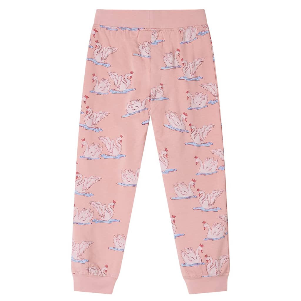 Kids' Pyjamas with Long Sleeves Light Pink 116