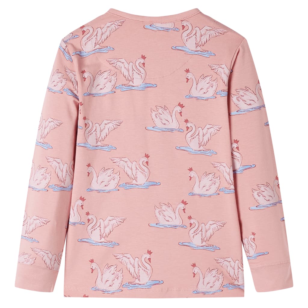 Kids' Pyjamas with Long Sleeves Light Pink 140