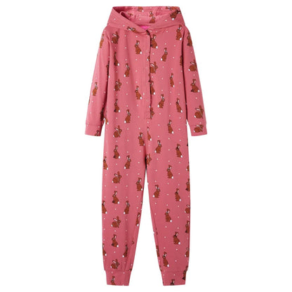 Kids' Hooded Onesie Old Pink 128