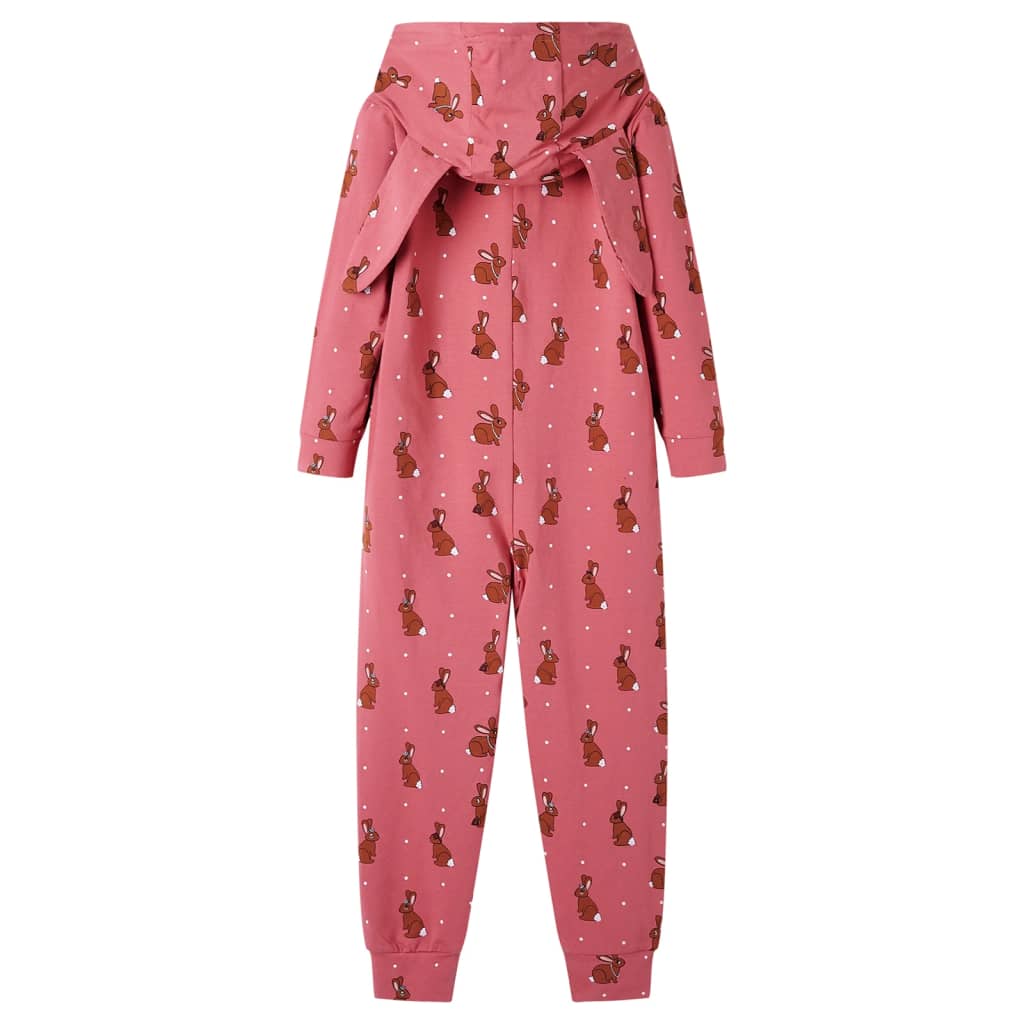 Kids' Hooded Onesie Old Pink 128