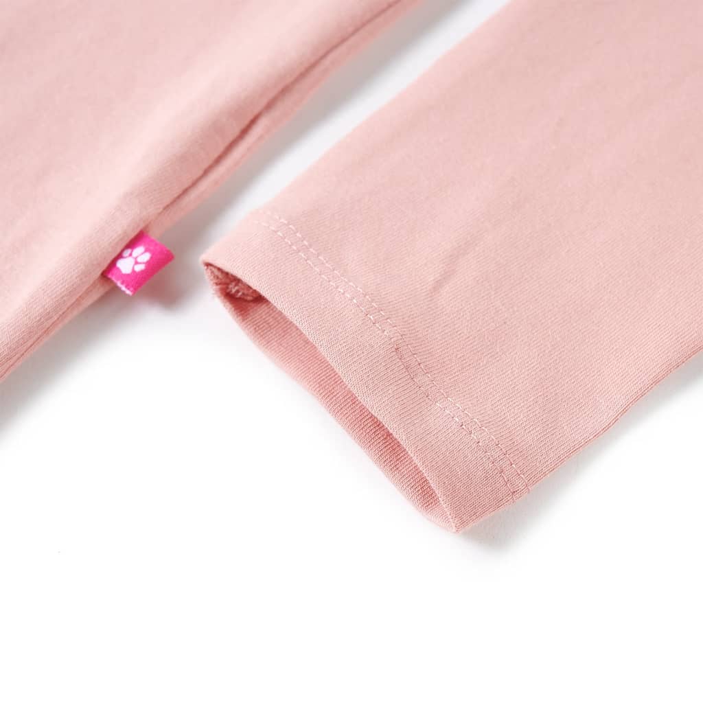 Kids' T-shirt with Long Sleeves Light Pink 116