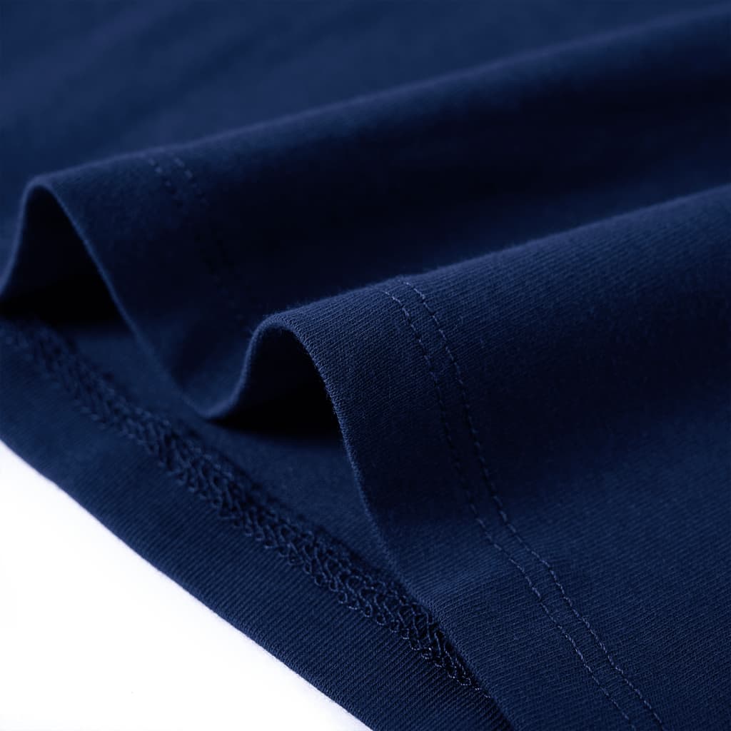 Kids' T-shirt with Long Sleeves Navy 128