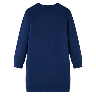 Kids' Sweatshirt Dress Navy 92