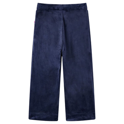 Kids' Pants Velvet Dark Blue 104