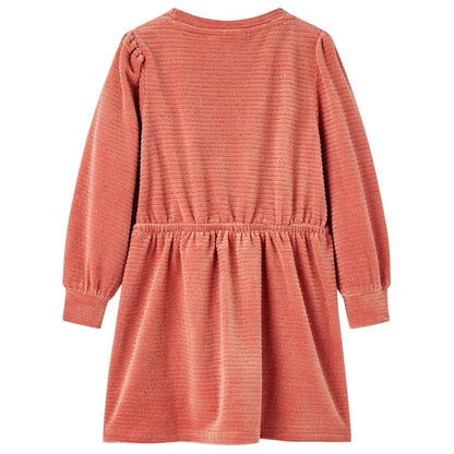 Kids' Dress with Long Sleeves Medium Pink 92