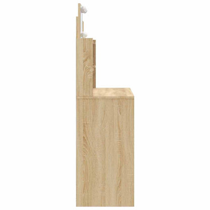 Dressing Table | Sonoma oak | Engineered wood, Glass | 96x40x142 cm