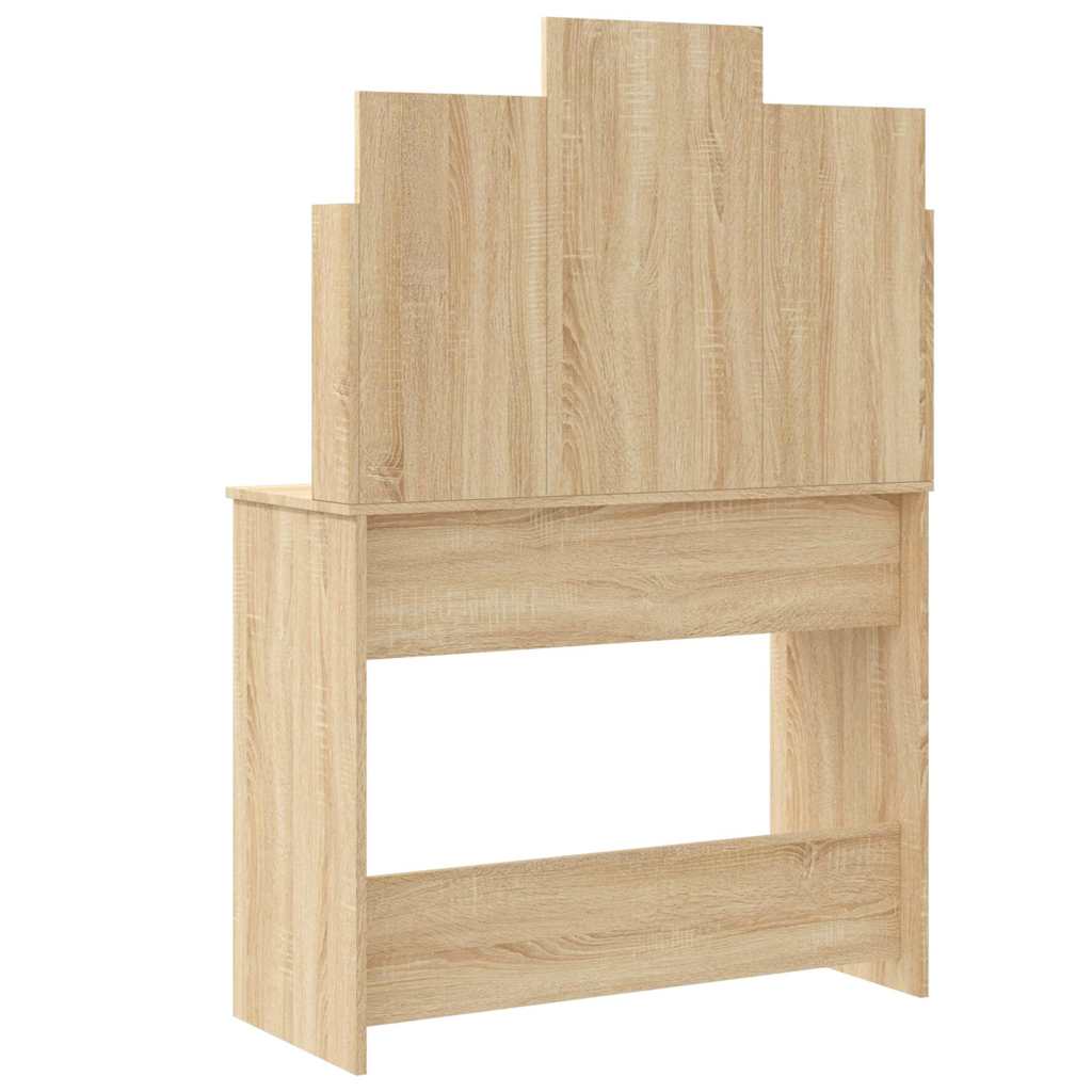 Dressing Table | Sonoma oak | Engineered wood, Glass | 96x40x142 cm