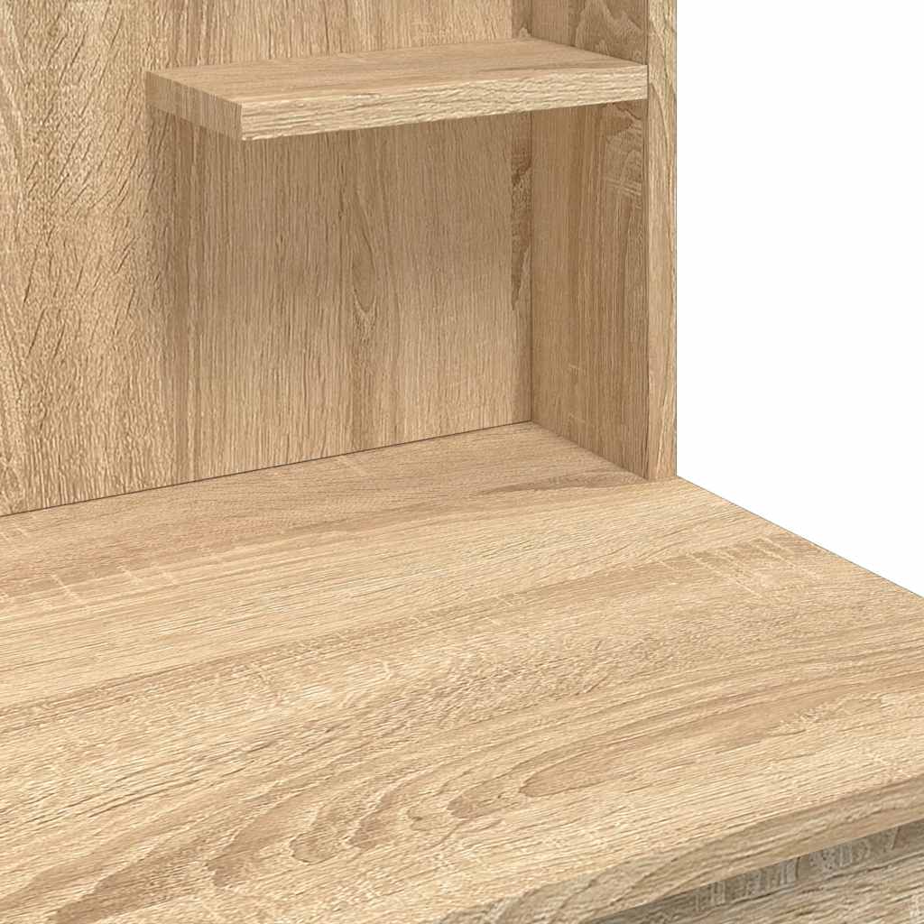 Dressing Table | Sonoma oak | Engineered wood, Glass | 96x40x142 cm