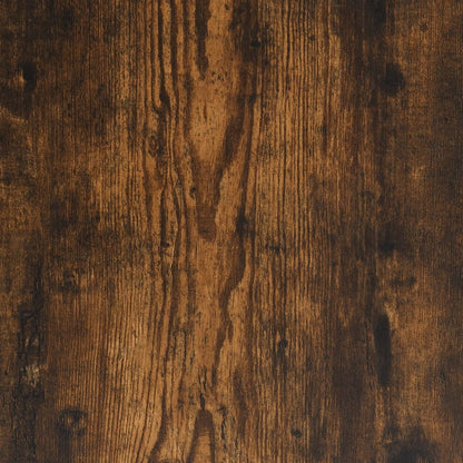3 Piece Wall Shelf Set Smoked Oak Engineered Wood