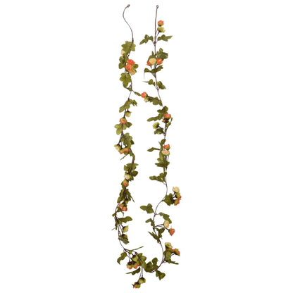 Flower Garlands 6 pcs Sunset Red 215 cm
