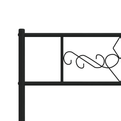 Bed Frame | Black | Steel | 80x200 cm | Bed Frame | Rectangular | Modern