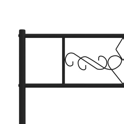 Bed Frame | Black | Powder-Coated Steel | Single | Storage | Bed Frame