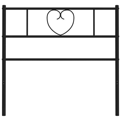 Metal Replace Headboard Black 90 cm