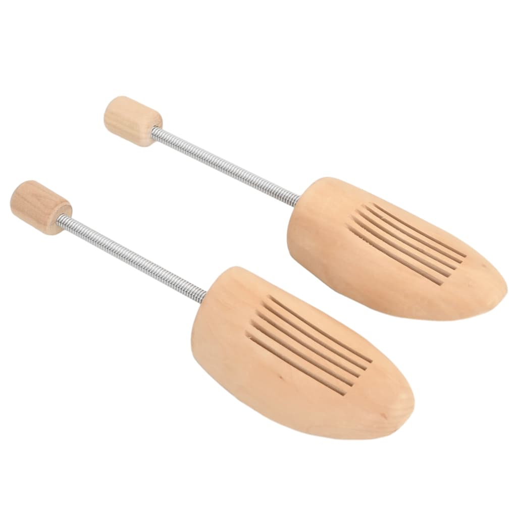 Shoe Trees 2 Pairs EU 43-46 Solid Wood Lotus