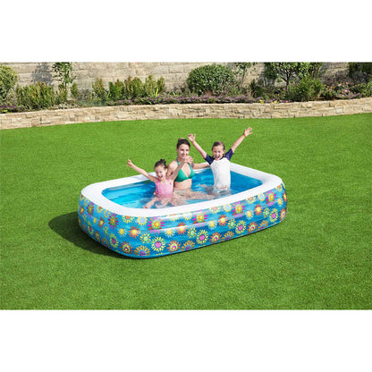 Bestway Inflatable Kids Pool Blue 229x152x56 cm