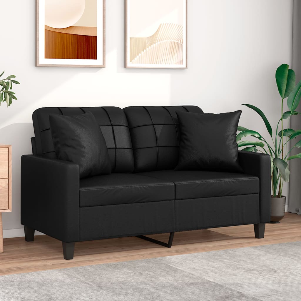2-seater Sofa Black