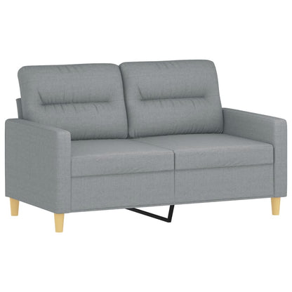 2-seater Sofa Light Grey 100% polyester, metal, textilene 2-seater