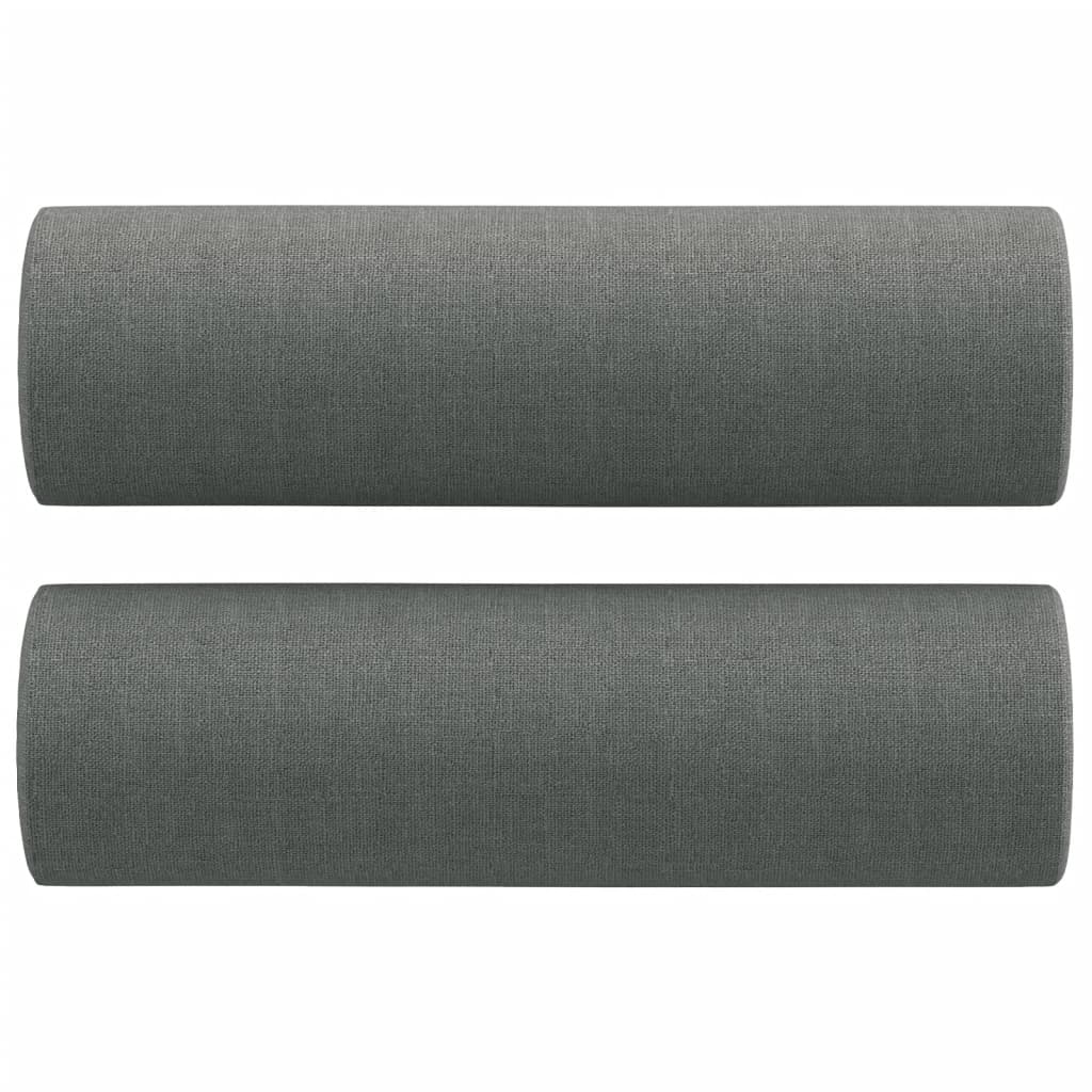 2-Seater Sofa Dark grey Fabric (100% polyester) 55.1 in width
