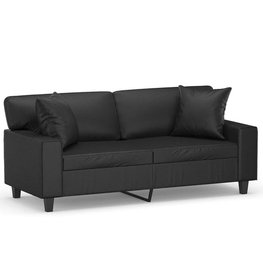2-seater Sofa Black
