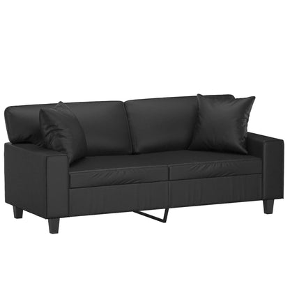 2-seater Sofa Black