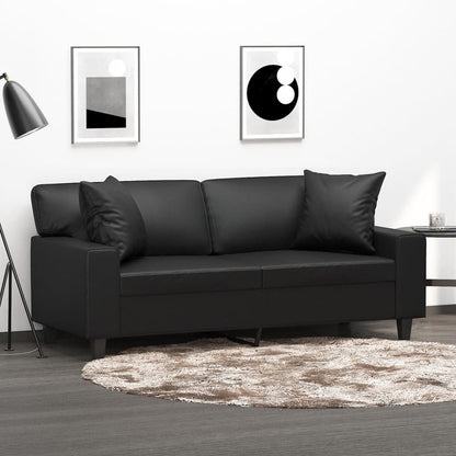 2-seater Sofa Black