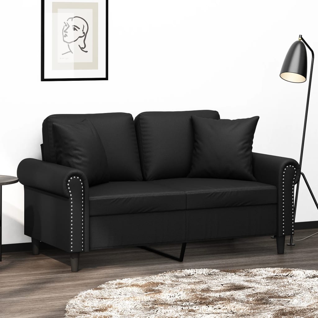 2-seater Sofa Black