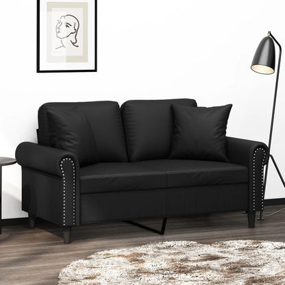 2-seater Sofa Black