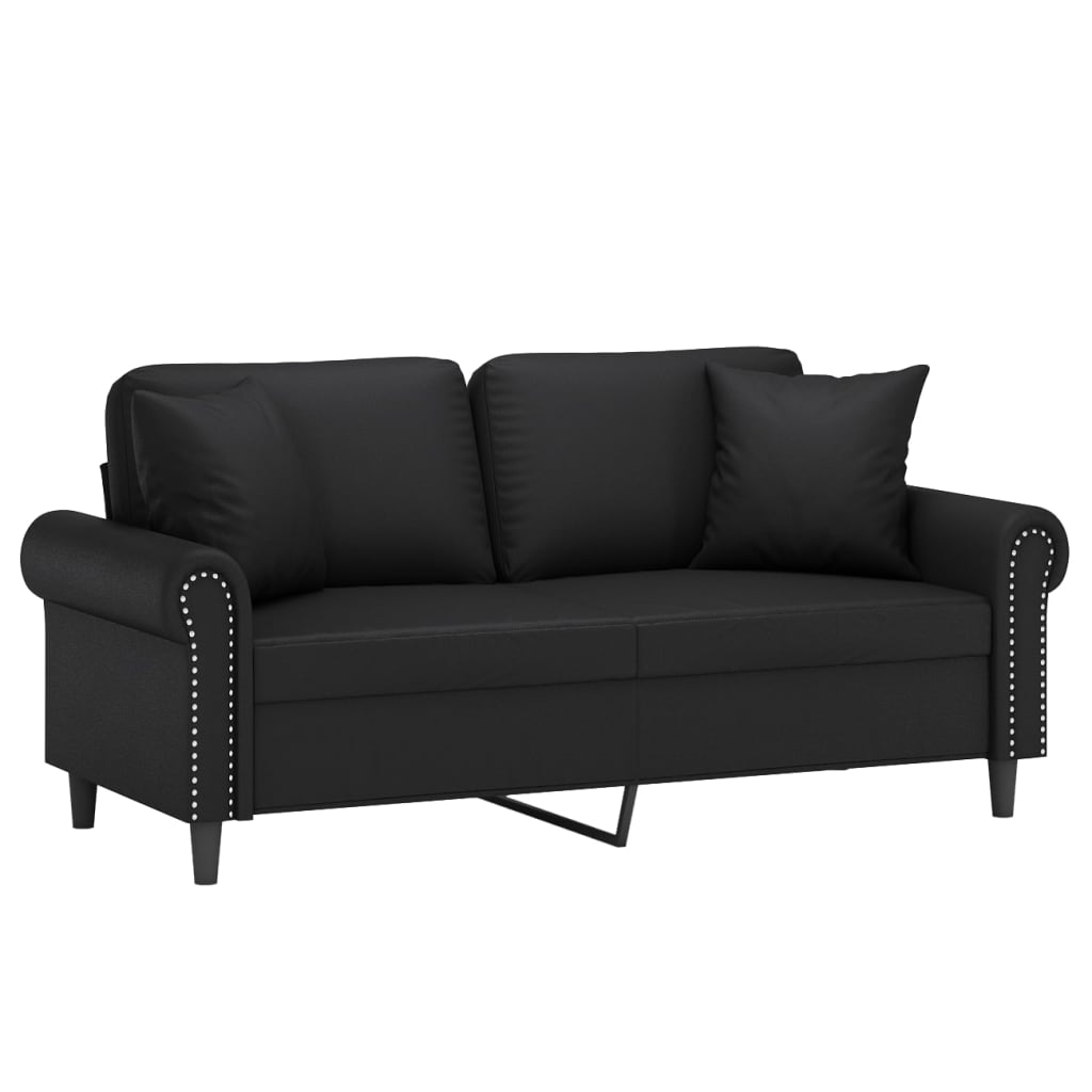 2-seater Sofa Black