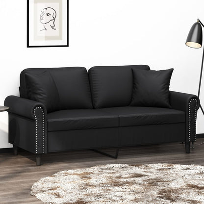 2-seater Sofa Black