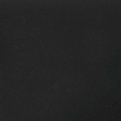 2-seater Sofa Black Faux leather, metal, textilene 2-Seater