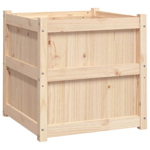 Garden Planter 60x60x60 cm Solid Wood Pine