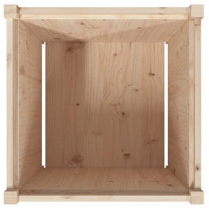 Garden Planter 60x60x60 cm Solid Wood Pine