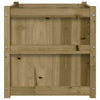 Garden Planters 2 pcs Impregnated Wood Pine