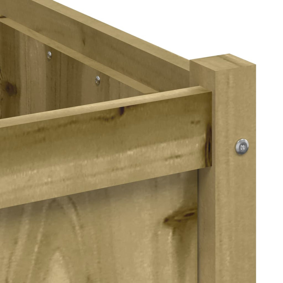 Garden Planter 70x70x70 cm Impregnated Wood Pine