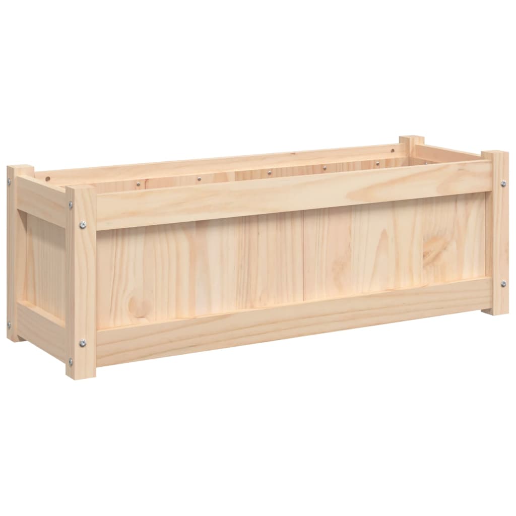 Garden Planter 90x31x31 cm Solid Wood Pine
