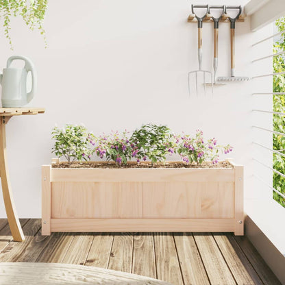 Garden Planter 90x31x31 cm Solid Wood Pine