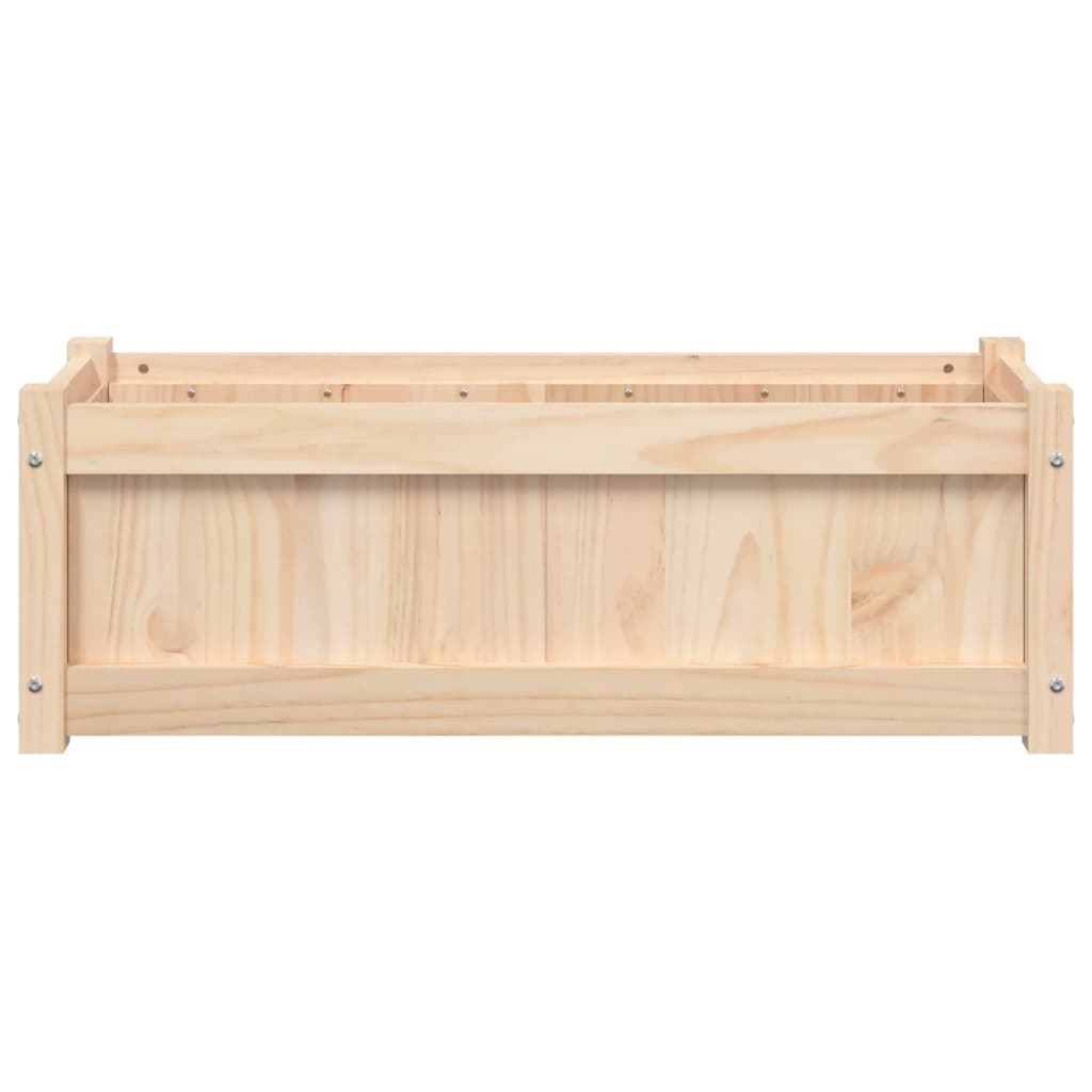 Garden Planter 90x31x31 cm Solid Wood Pine