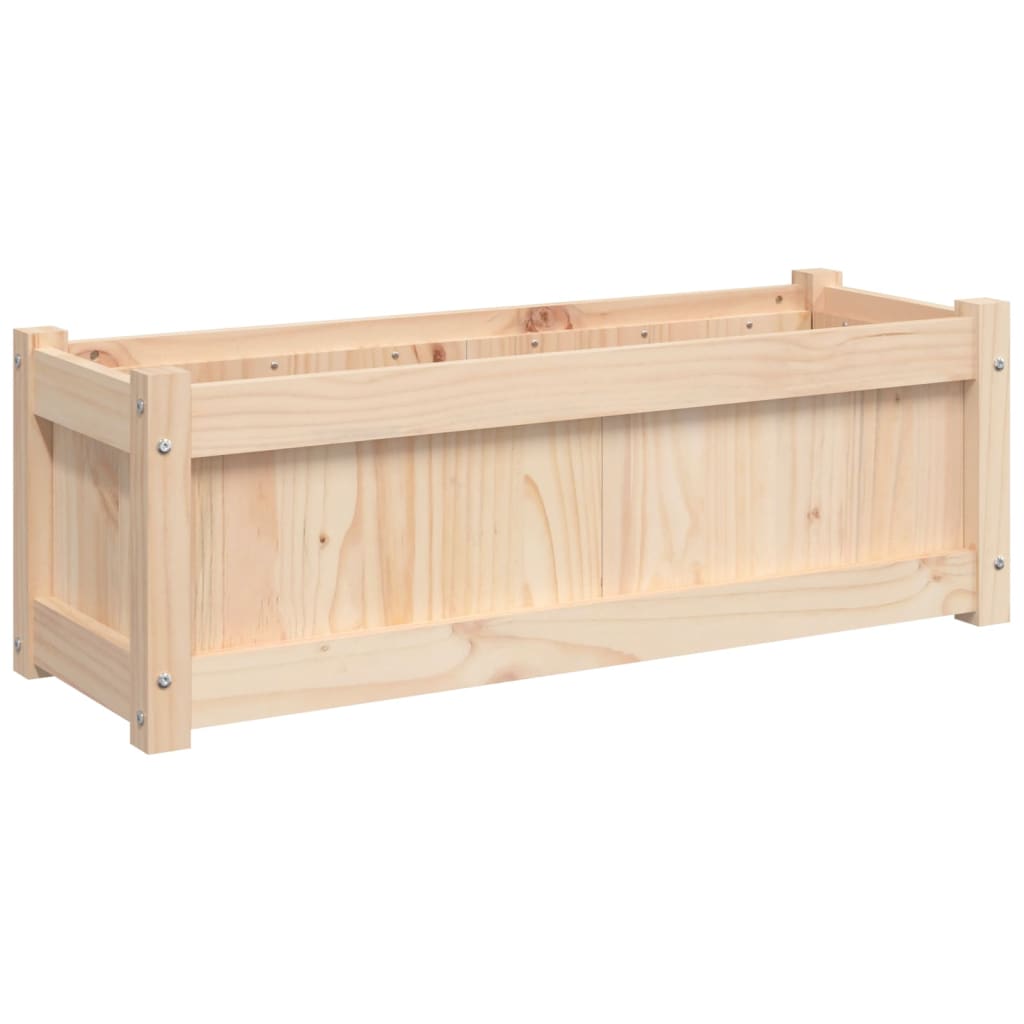 Garden Planter 90x31x31 cm Solid Wood Pine
