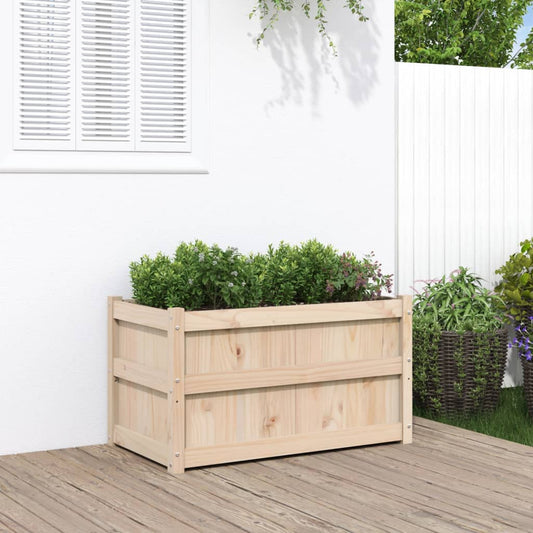 Garden Planter 90x50x50 cm Solid Wood Pine