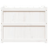 Garden Planter White 90x50x70 cm Solid Wood Pine